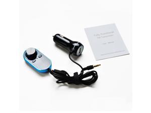 AGPtek® Wireless FM Transmitter Radio Car Kit for Smart Phones bundle with 3.5mm Audio Plug and Car Charger,Aluminum alloy shell,Rotating button Cable Length :3.5ft AGPtek® Wireless FM Transmitter Radio Car Kit for Smart Phones bundle with 3.5mm Audio Plug and Car Charger,Aluminum alloy shell,Rotating button Cable Length :3.5ft