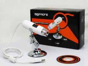USB Digital Microscope 2 Mega Pixel Video Camera 200X for Windows XP/ Vista/ Win7 - White USB Digital Microscope 2 Mega Pixel Video Camera 200X for Windows XP/ Vista/ Win7 - White