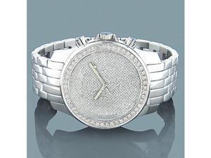 Mens Diamond Watches: LUXURMAN Diamond Watch 2.5ct Mens Diamond Watches: LUXURMAN Diamond Watch 2.5ct