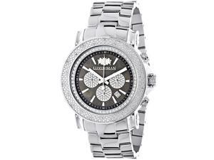Large Face Watches for Men: Luxurman Diamond Watch Chronograph 0.25ct Large Face Watches for Men: Luxurman Diamond Watch Chronograph 0.25ct