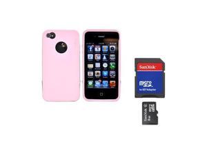 Rearth Combo W/iPhone 4s Steel Pink Silicone Case W/Steel Bumper, Lanyard, LCD Protector & 8GB Micro SDHC Memory Card & Adapter Rearth Combo W/iPhone 4s Steel Pink Silicone Case W/Steel Bumper, Lanyard, LCD Protector & 8GB Micro SDHC Memory Card & Adapter