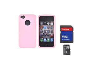 Oem Rearth Combo W/Apple Iphone 4s Ringke Baby Pink Rubbery Silicone Case & 8gb Micro SDHC Memory Card W/SD Card Adapter Oem Rearth Combo W/Apple Iphone 4s Ringke Baby Pink Rubbery Silicone Case & 8gb Micro SDHC Memory Card W/SD Card Adapter