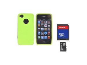 Rearth Combo W/iPhone 4s Steel Green Silicone Case W/Steel Bumper, Lanyard, LCD Protector & 8GB Micro SDHC Memory Card & Adapter Rearth Combo W/iPhone 4s Steel Green Silicone Case W/Steel Bumper, Lanyard, LCD Protector & 8GB Micro SDHC Memory Card & Adapter