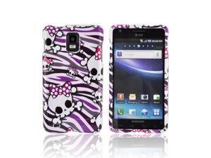 Slim & Protective Hard Case for Samsung Infuse i997 - White Skull w/ Bow Slim & Protective Hard Case for Samsung Infuse i997 - White Skull w/ Bow