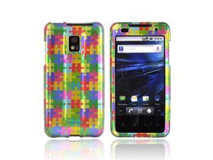 Slim & Protective Hard Case for LG G2X (T-Mobile) - Rainbow Puzzle Pieces Slim & Protective Hard Case for LG G2X (T-Mobile) - Rainbow Puzzle Pieces