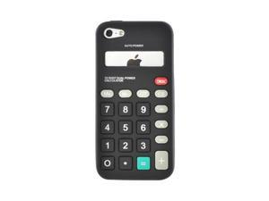 Apple Iphone 5 Rubbery Feel Silicone Skin Case Cover - Black Calculator Apple Iphone 5 Rubbery Feel Silicone Skin Case Cover - Black Calculator