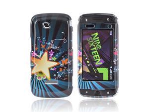 Slim & Protective Hard Case for Samsung Sidekick 4G - Star Blast & Butterflies on Teal Slim & Protective Hard Case for Samsung Sidekick 4G - Star Blast & Butterflies on Teal