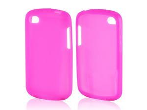 Hot Pink Rubbery Feel Silicone Skin Case Cover For Blackberry Q10 Hot Pink Rubbery Feel Silicone Skin Case Cover For Blackberry Q10