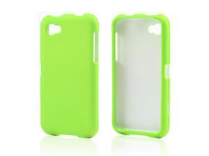 Neon Green Rubberized Hard Plastic Case Snap On Cover For HTC First Neon Green Rubberized Hard Plastic Case Snap On Cover For HTC First