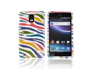 Slim & Protective Hard Case for Samsung Infuse i997 - Rainbow Zebra Slim & Protective Hard Case for Samsung Infuse i997 - Rainbow Zebra
