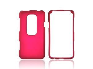 Rose Pink Rubberized Hard Plastic Snap On Case Cover For HTC EVO 3D Rose Pink Rubberized Hard Plastic Snap On Case Cover For HTC EVO 3D