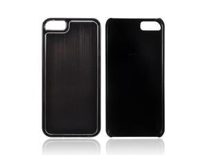 Apple Iphone 5 Hard Back Cover W/ Aluminum Back - Black Apple Iphone 5 Hard Back Cover W/ Aluminum Back - Black