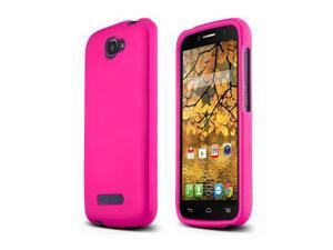 Alcatel Hot Pink Rubberized Hard Case for Alcatel One Touch Fierce 2 - FCR-ALOTF2HP Alcatel Hot Pink Rubberized Hard Case for Alcatel One Touch Fierce 2 - FCR-ALOTF2HP