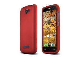 Alcatel Red Rubberized Hard Case for Alcatel One Touch Fierce 2 - FCR-ALOTF2RD Alcatel Red Rubberized Hard Case for Alcatel One Touch Fierce 2 - FCR-ALOTF2RD