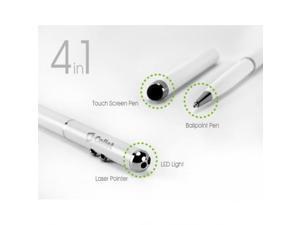Universal Cellet Black 4-in-1 Stylus / Laser Pointer / LED Light / Pen - 800768657221 Universal Cellet Black 4-in-1 Stylus / Laser Pointer / LED Light / Pen - 800768657221