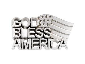 God Bless America Lapel Pin in 14k Yellow Gold God Bless America Lapel Pin in 14k Yellow Gold