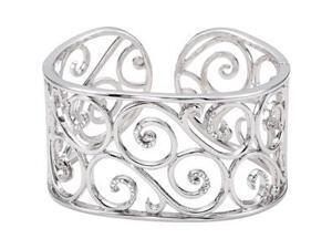Diamond Bangle Bracelet in Sterling Silver (0.5 Ct. tw.) (0.5 Ct. tw.) Diamond Bangle Bracelet in Sterling Silver (0.5 Ct. tw.) (0.5 Ct. tw.)