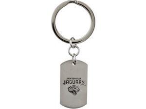 Jacksonville Jaguars Team Name Logo Keychain in Stainless Steel Jacksonville Jaguars Team Name Logo Keychain in Stainless Steel