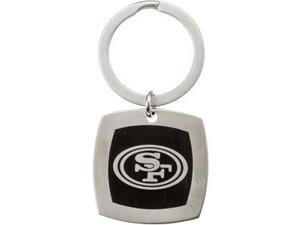 San Francisco 49Ers Logo Keychain in Stainless Steel San Francisco 49Ers Logo Keychain in Stainless Steel