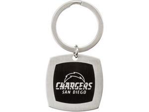 San Diego Chargers Logo Keychain in Stainless Steel San Diego Chargers Logo Keychain in Stainless Steel