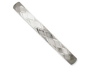 Diamond-Cut Slip-On Bangle Bracelet in Sterling Silver Diamond-Cut Slip-On Bangle Bracelet in Sterling Silver