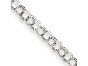 Triple Link Charm Bracelet in 14k Yellow Gold Triple Link Charm Bracelet in 14k Yellow Gold