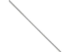 14k White Gold 7 inch 1.40 mm Snake Chain Bracelet 14k White Gold 7 inch 1.40 mm Snake Chain Bracelet