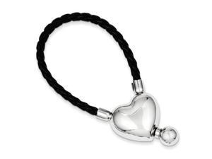 Heart Keychain in Sterling Silver Heart Keychain in Sterling Silver