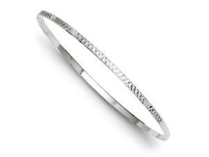 Diamond-Cut Slip-On Bangle Bracelet in Sterling Silver Diamond-Cut Slip-On Bangle Bracelet in Sterling Silver