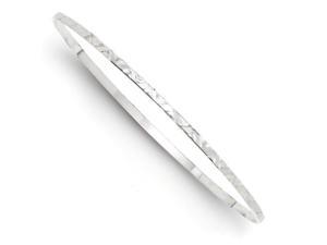Diamond-Cut Slip-On Bangle Bracelet in Sterling Silver Diamond-Cut Slip-On Bangle Bracelet in Sterling Silver