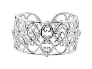 Inch Diamond Cuff Bracelet in Sterling Silver (0.33 Ct. tw.) Inch Diamond Cuff Bracelet in Sterling Silver (0.33 Ct. tw.)