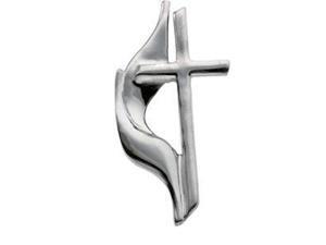 Methodist Cross Lapel Pin in 14k Yellow Gold Methodist Cross Lapel Pin in 14k Yellow Gold