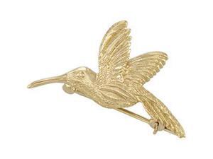Hummingbird Brooch in 14k Yellow Gold Hummingbird Brooch in 14k Yellow Gold