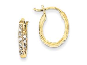 Quality Completed Diamond In Out Hoop Earrings in 14k Yellow Gold (0.23 Ct. tw.) (0.23 Ct. tw.) Quality Completed Diamond In Out Hoop Earrings in 14k Yellow Gold (0.23 Ct. tw.) (0.23 Ct. tw.)