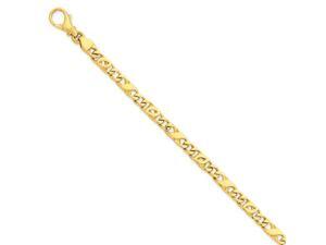 Polished Fancy Link Bracelet in 14k Yellow Gold Polished Fancy Link Bracelet in 14k Yellow Gold