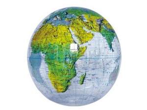 Learning Educational Inflatable Globe 36" Clear Topographical Learning Educational Inflatable Globe 36" Clear Topographical