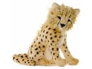Hansa Cheetah Cub Stuffed Plush Animal, Sitting Hansa Cheetah Cub Stuffed Plush Animal, Sitting