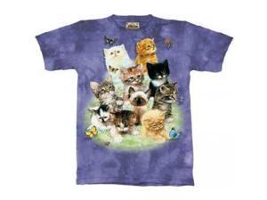 The Mountain 10 Kittens Cats Tee T-shirt Child XL The Mountain 10 Kittens Cats Tee T-shirt Child XL