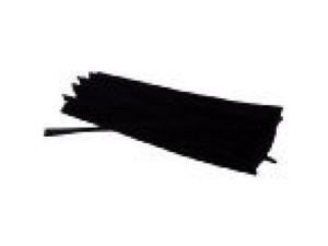 6MMX12 IN CHENILLE STEMS BLACK 100PC/BOX 6MMX12 IN CHENILLE STEMS BLACK 100PC/BOX