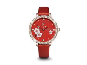 Ingenuity NCJ0009-01A Rose Gold Stones Watch -Flower Classic, The First Ingenuity NCJ0009-01A Rose Gold Stones Watch -Flower Classic, The First