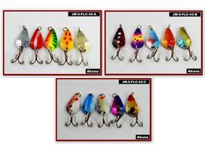 Akuna Pack of 15 Monsoon 1.3 inch Spoon Fishing Lure - Great for Panfish, Crappies, Sunfish or Icefishing in the Winters Akuna Pack of 15 Monsoon 1.3 inch Spoon Fishing Lure - Great for Panfish, Crappies, Sunfish or Icefishing in the Winters