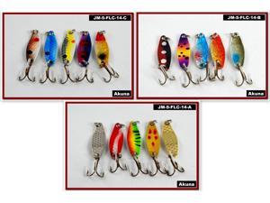 Akuna Pack of 15 Shorty 1.5 inch Jigging Spoon Fishing Lure - Great For Panfish, Crappies and Sunfish Akuna Pack of 15 Shorty 1.5 inch Jigging Spoon Fishing Lure - Great For Panfish, Crappies and Sunfish
