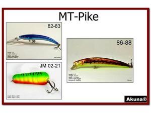 Akuna Pack of 3 Lures for fishing of Pike and Northern in each of the 50 states Akuna Pack of 3 Lures for fishing of Pike and Northern in each of the 50 states
