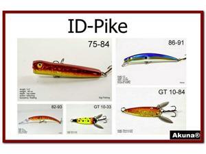 Akuna Pack of 5 Lures for fishing of Pike and Northern in each of the 50 states Akuna Pack of 5 Lures for fishing of Pike and Northern in each of the 50 states