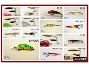 Akuna Pack of 15 Lures for Bass fishing in each of the 50 states Akuna Pack of 15 Lures for Bass fishing in each of the 50 states