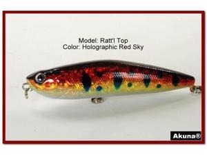 Akuna Ratt'l Top 4" Topwater Fishing Lure Akuna Ratt'l Top 4" Topwater Fishing Lure