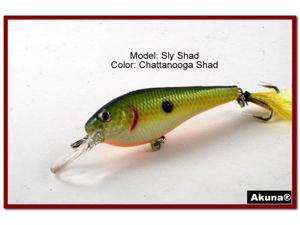 Akuna Sly Shad 3.5" Crankbait Fishing Lure Akuna Sly Shad 3.5" Crankbait Fishing Lure