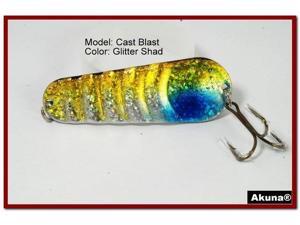 Akuna Cast Blast 3" Spoon Fishing Lure Akuna Cast Blast 3" Spoon Fishing Lure