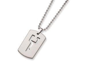 Genuine Chisel (TM) Necklace. Tungsten Dog Tag with Key Cut-out Necklace. 100% Satisfaction Guaranteed. Genuine Chisel (TM) Necklace. Tungsten Dog Tag with Key Cut-out Necklace. 100% Satisfaction Guaranteed.