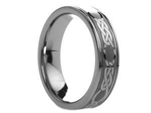 6 mm Mens Tungsten Carbide Rings Engraved Celtic - Includes Engraving - Size 4 - 13 6 mm Mens Tungsten Carbide Rings Engraved Celtic - Includes Engraving - Size 4 - 13